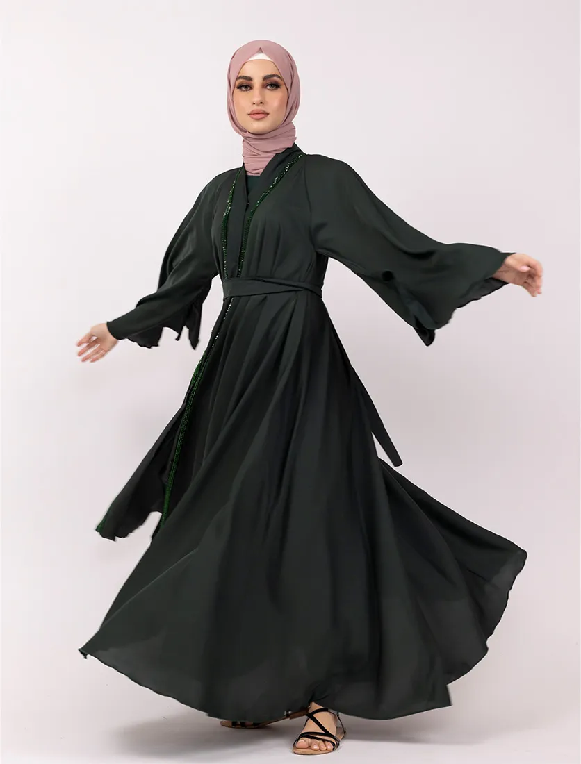 Green Pearl  Makeba  Abaya